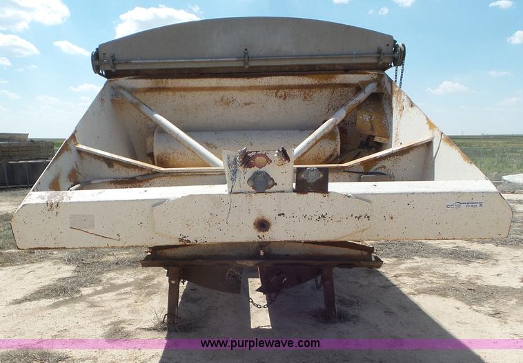 image for item CC9874 1974 Load King bottom dump trailer
