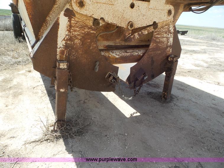 image for item CC9874 1974 Load King bottom dump trailer