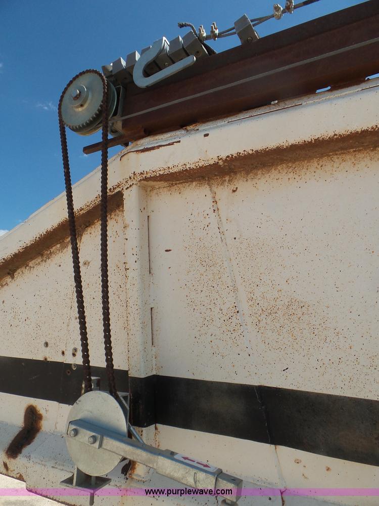 image for item CC9874 1974 Load King bottom dump trailer