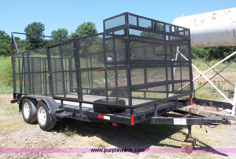 image for item F8145 Shop built trailer