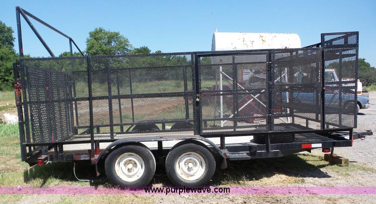 image for item F8145 Shop built trailer