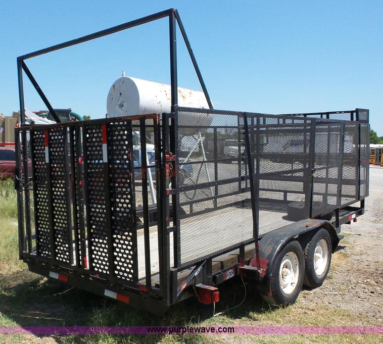 image for item F8145 Shop built trailer