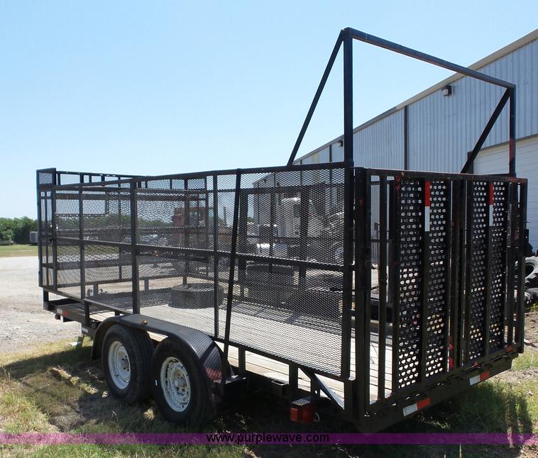 image for item F8145 Shop built trailer