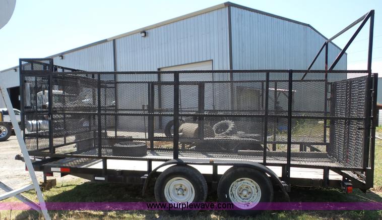 image for item F8145 Shop built trailer
