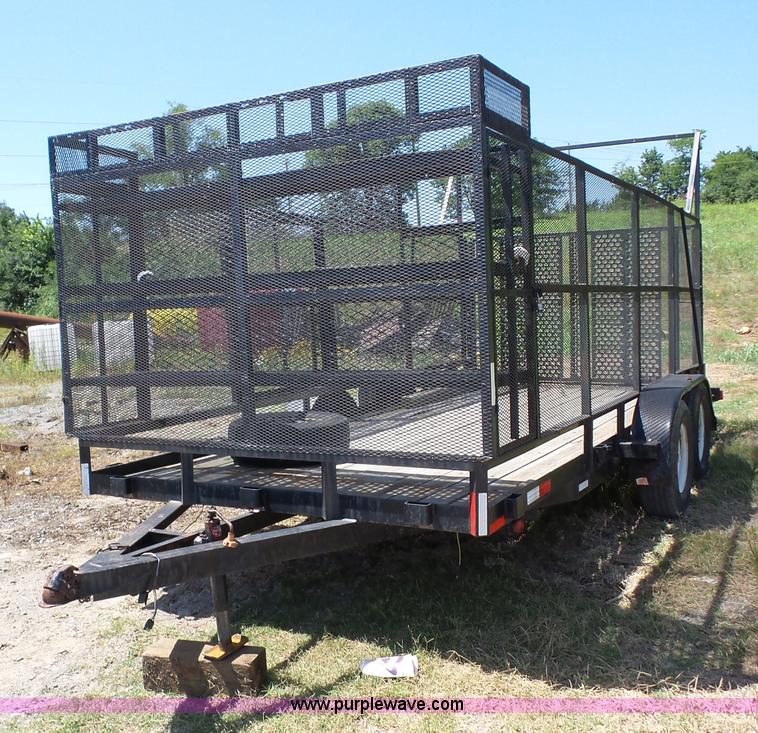 image for item F8145 Shop built trailer