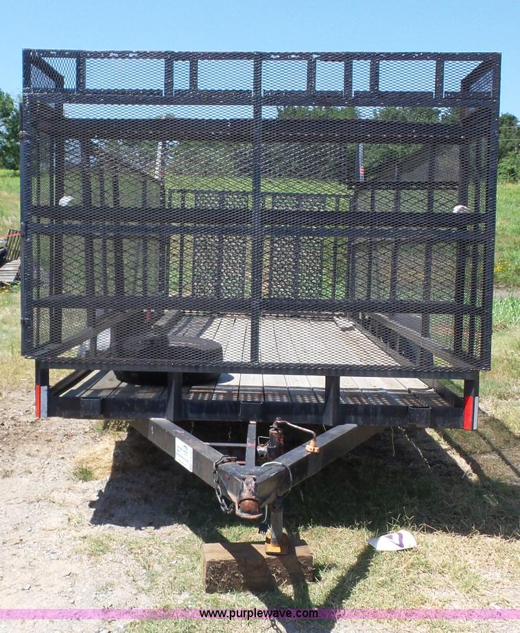 image for item F8145 Shop built trailer