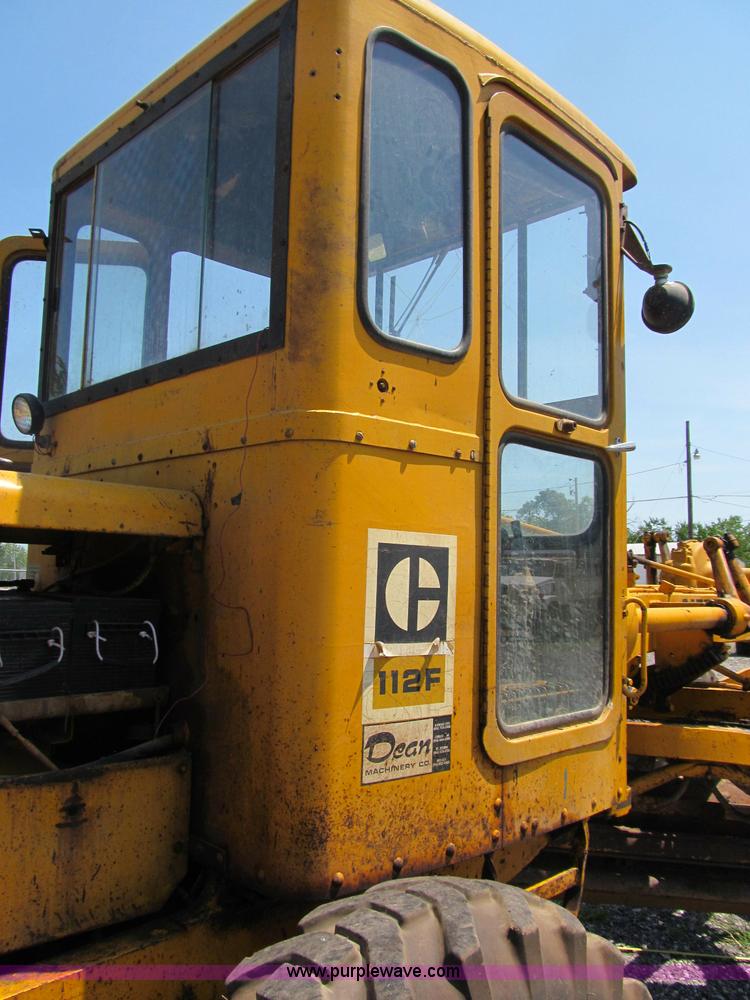image for item J2669 1973 Caterpillar 112F motor grader