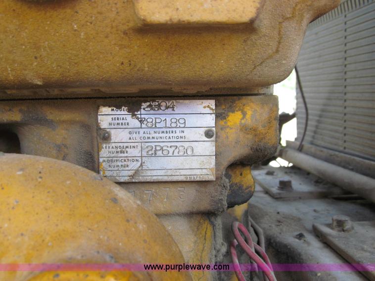 image for item J2669 1973 Caterpillar 112F motor grader