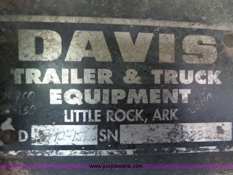 image for item J6023 Davis dump bed