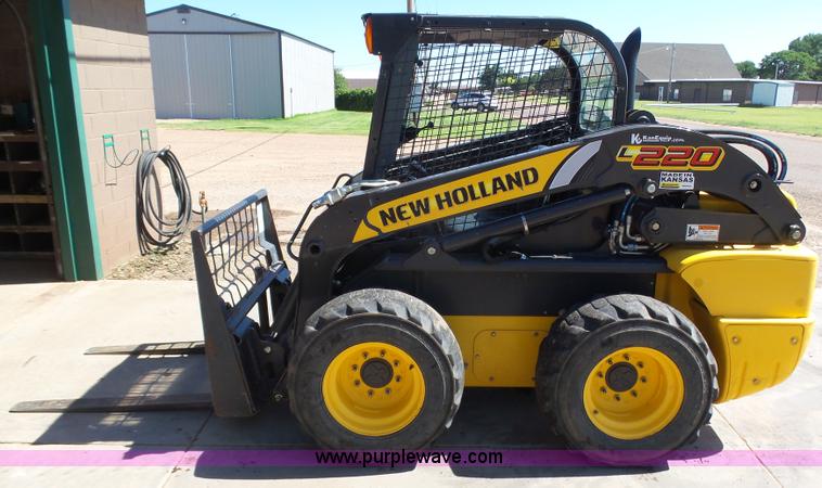 image for item J6046 2012 New Holland L220 skid steer