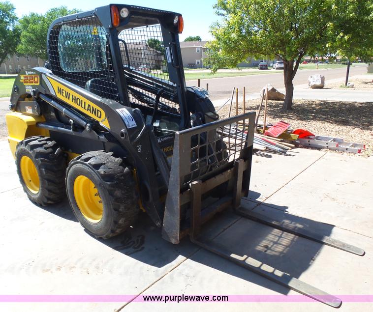 image for item J6046 2012 New Holland L220 skid steer