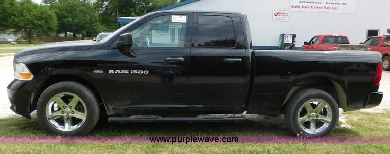 image for item J7298 2012 Dodge Ram 1500 Quad Cab pickup truck