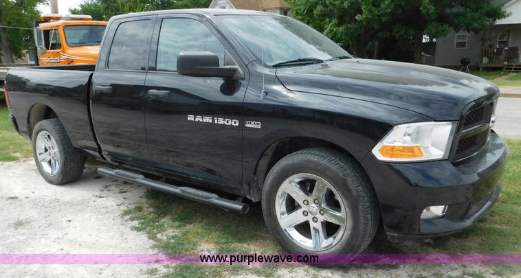 image for item J7298 2012 Dodge Ram 1500 Quad Cab pickup truck