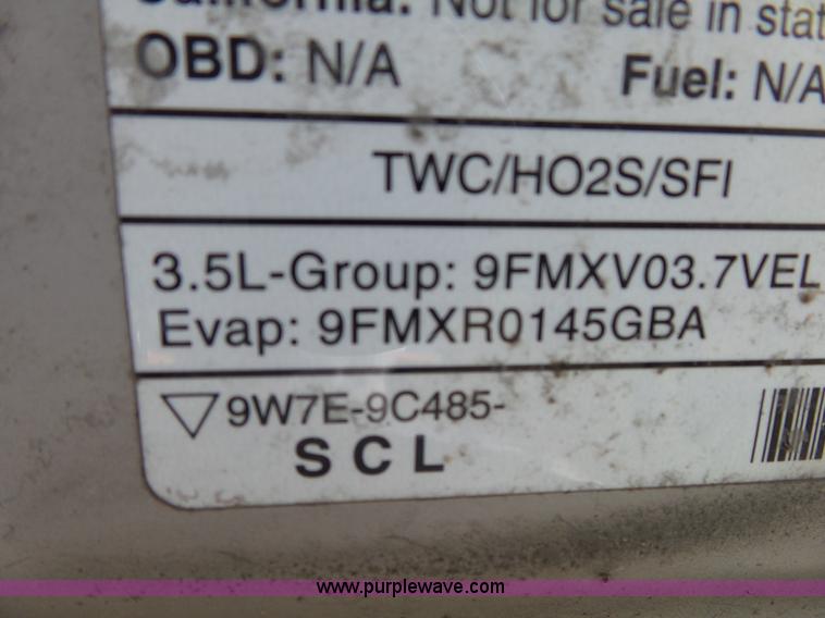 image for item K1200 2009 Ford Taurus