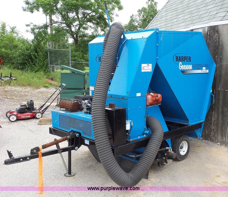 image for item K1454 Harper Goosen TV40 Turbo Vac turf sweeper