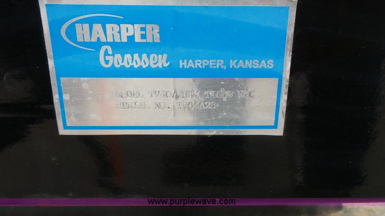 image for item K1454 Harper Goosen TV40 Turbo Vac turf sweeper