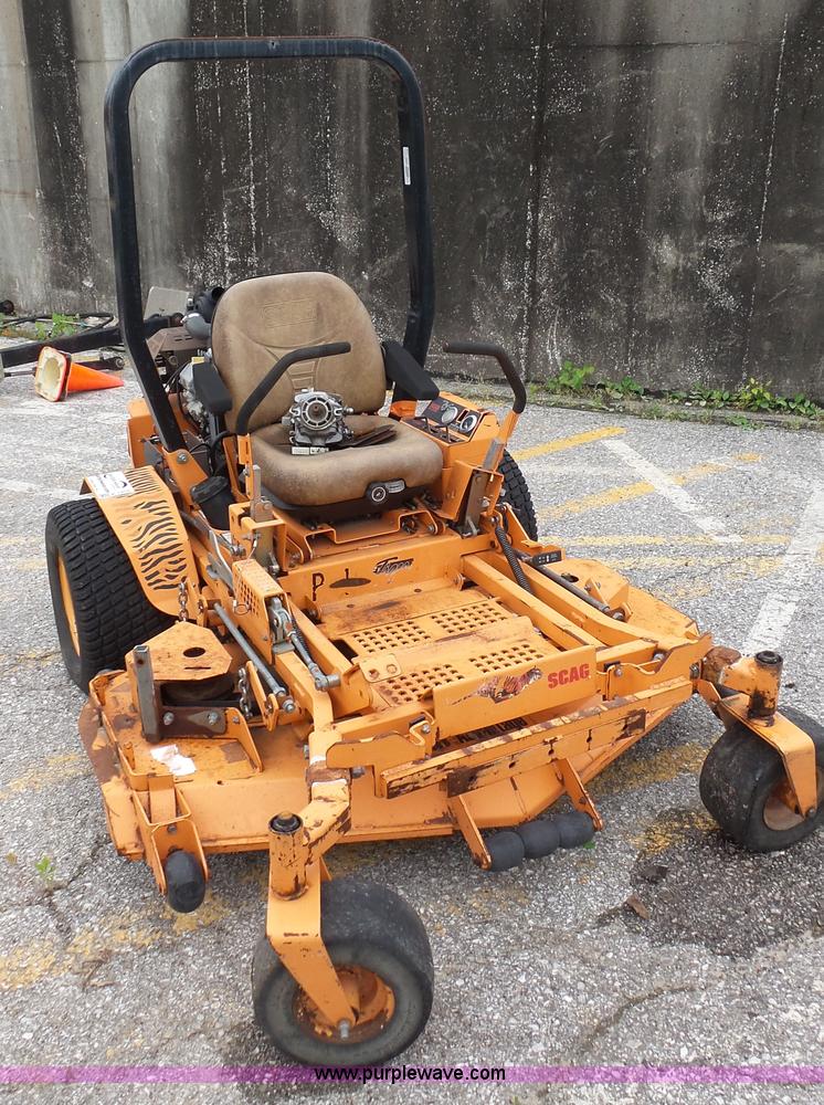 image for item K1458 Scag Turf Tiger ZTR lawn mower