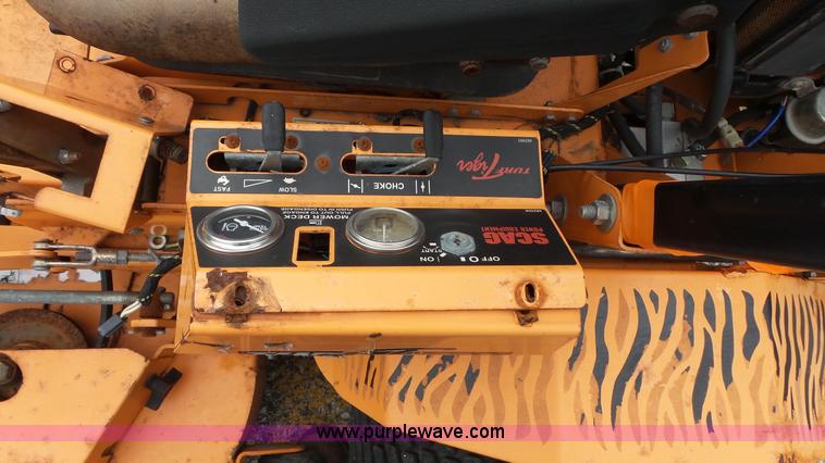 image for item K1458 Scag Turf Tiger ZTR lawn mower