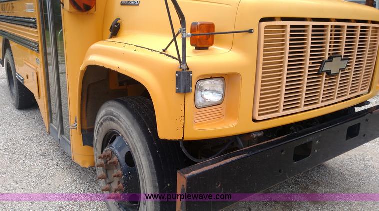 image for item K3239 1998 Chevrolet Blue Bird school bus