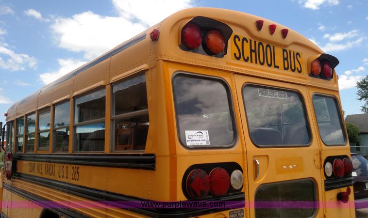 image for item K3239 1998 Chevrolet Blue Bird school bus