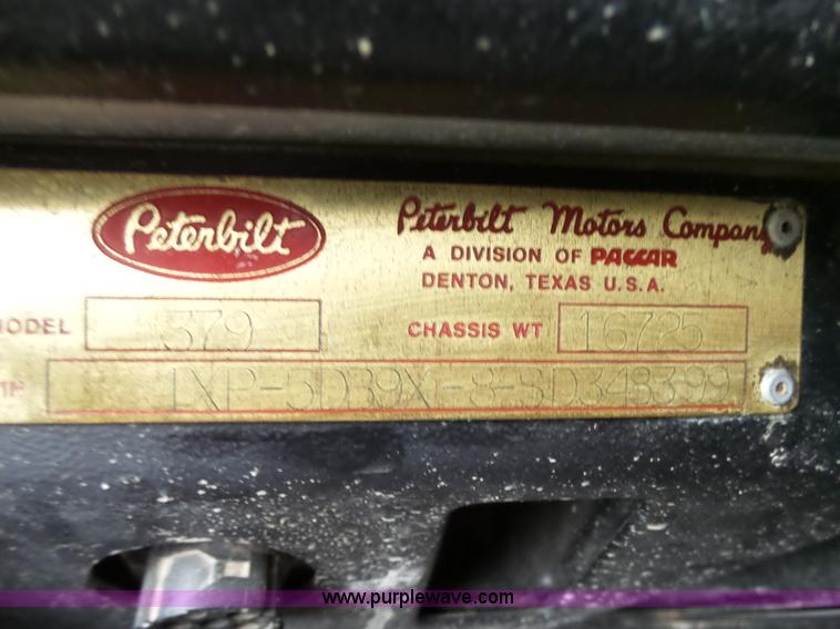 image for item K4015 1995 Peterbilt 379 semi truck