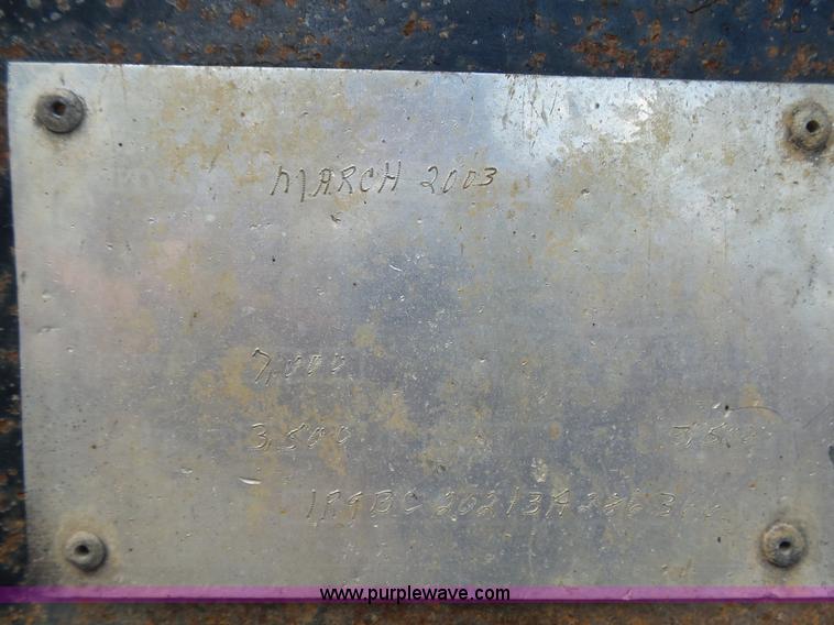 image for item K5439 2003 Rocking Chair equipment trailer