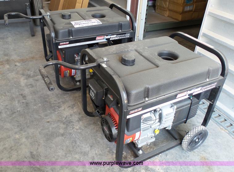 image for item K5443 (2) Coleman Powermate 6250 generators