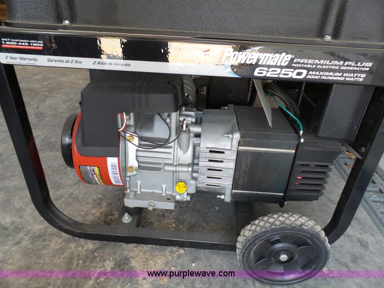 image for item K5443 (2) Coleman Powermate 6250 generators