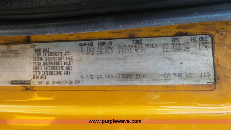 image for item K5490 1997 Freightliner FL80 dump truck