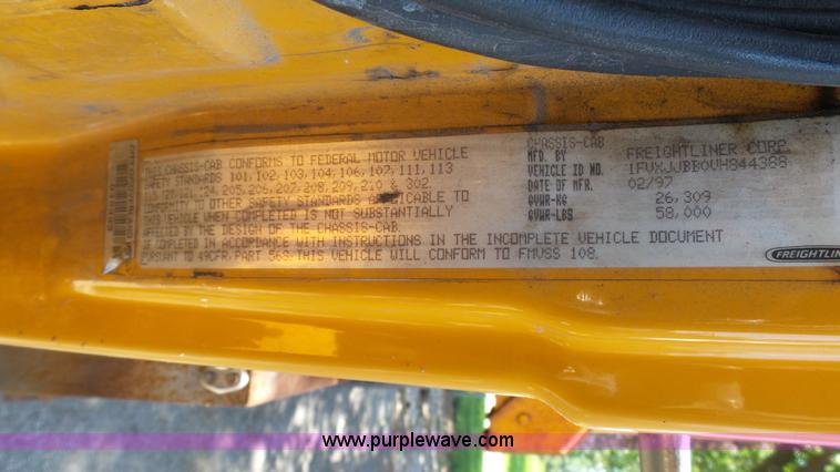 image for item K5490 1997 Freightliner FL80 dump truck