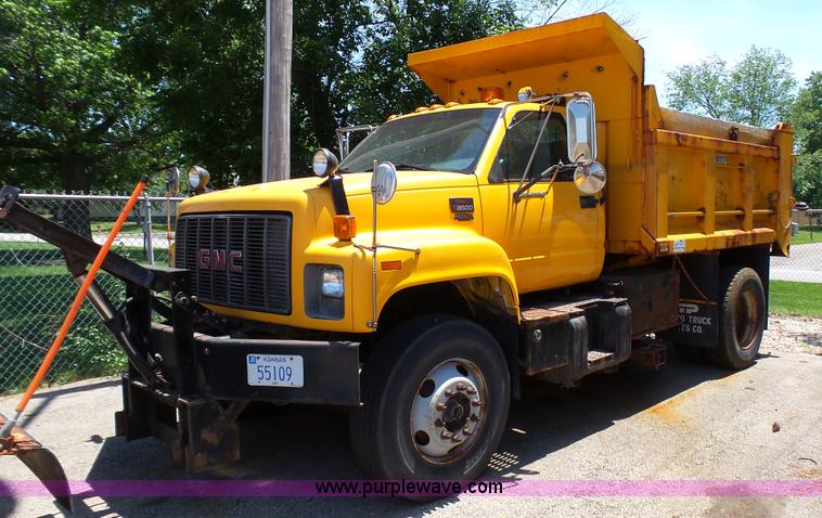 image for item K5493 2000 GMC C7500 dump truck