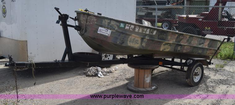 image for item K7276 1971 Art Rollman Aluminum V-bottom boat