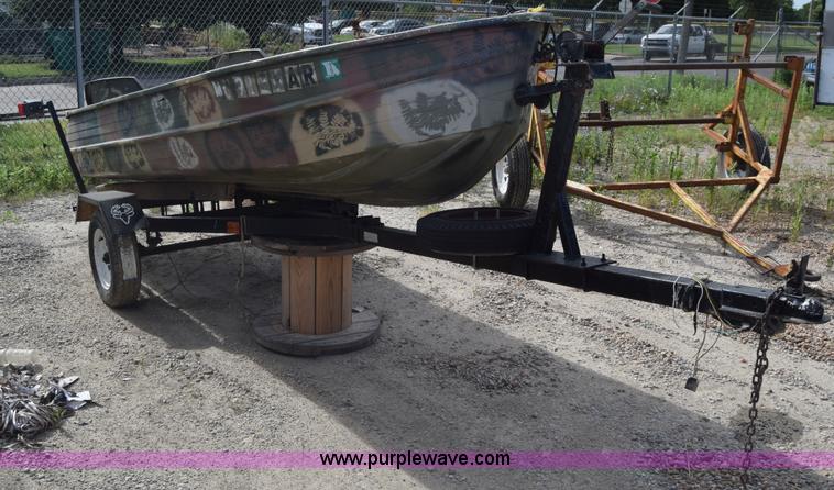 image for item K7276 1971 Art Rollman Aluminum V-bottom boat