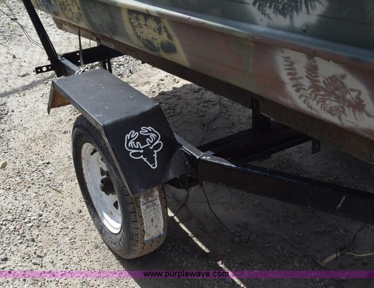 image for item K7276 1971 Art Rollman Aluminum V-bottom boat