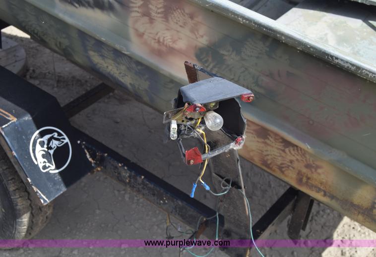 image for item K7276 1971 Art Rollman Aluminum V-bottom boat