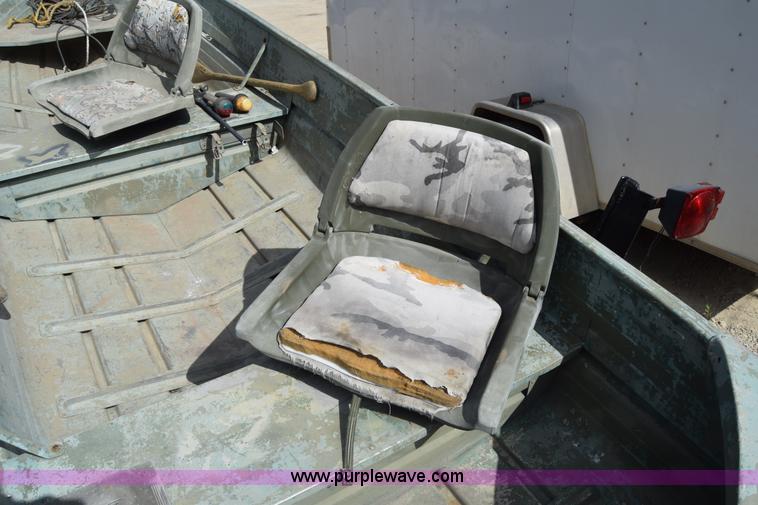 image for item K7276 1971 Art Rollman Aluminum V-bottom boat