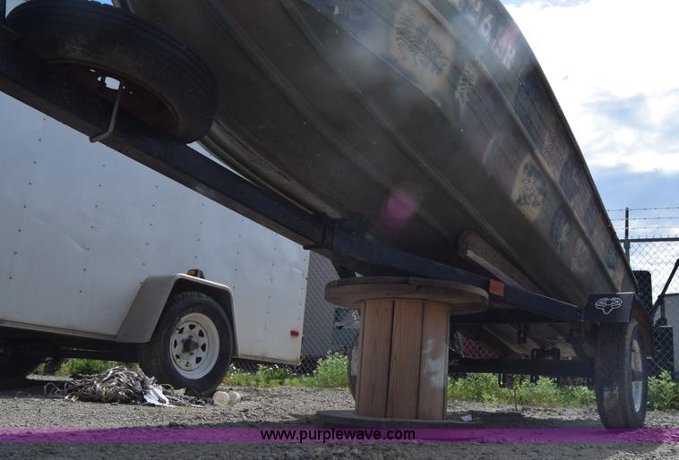 image for item K7276 1971 Art Rollman Aluminum V-bottom boat