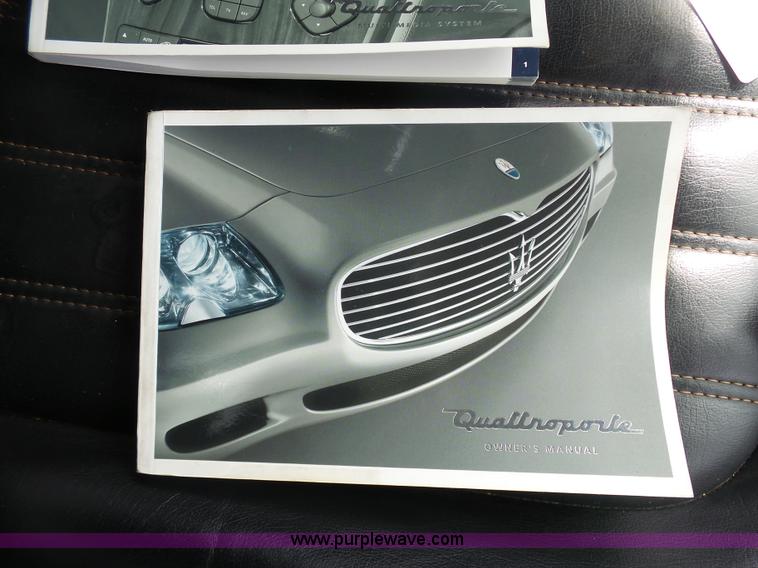 image for item K7943 2006 Maserati Quattroporte