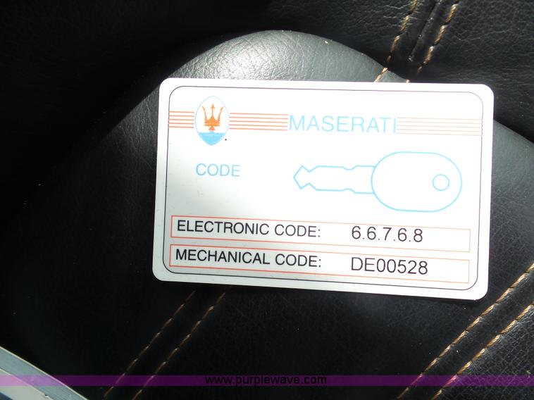 image for item K7943 2006 Maserati Quattroporte