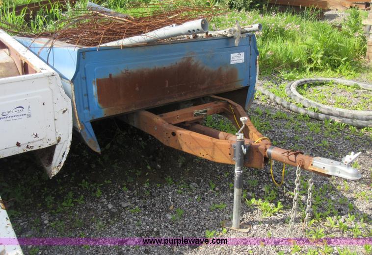 image for item L2795 Shop built pickup bed trailer