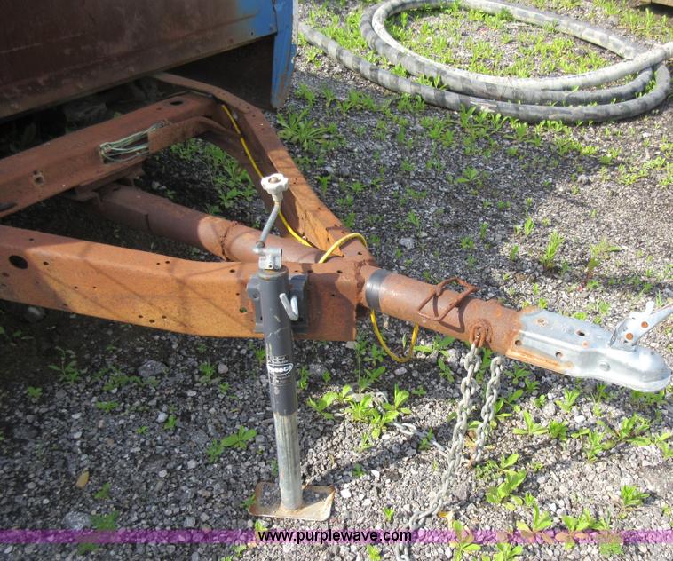 image for item L2795 Shop built pickup bed trailer