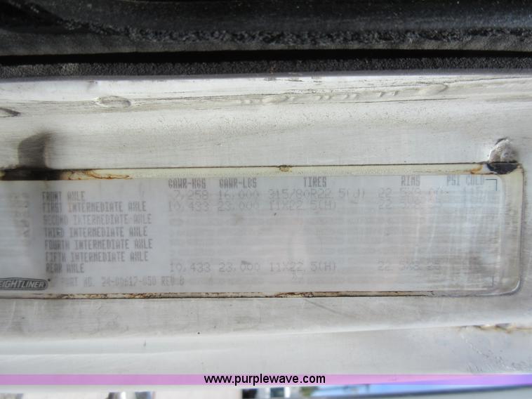 image for item L2825 1997 Freightliner FL80 refuse truck