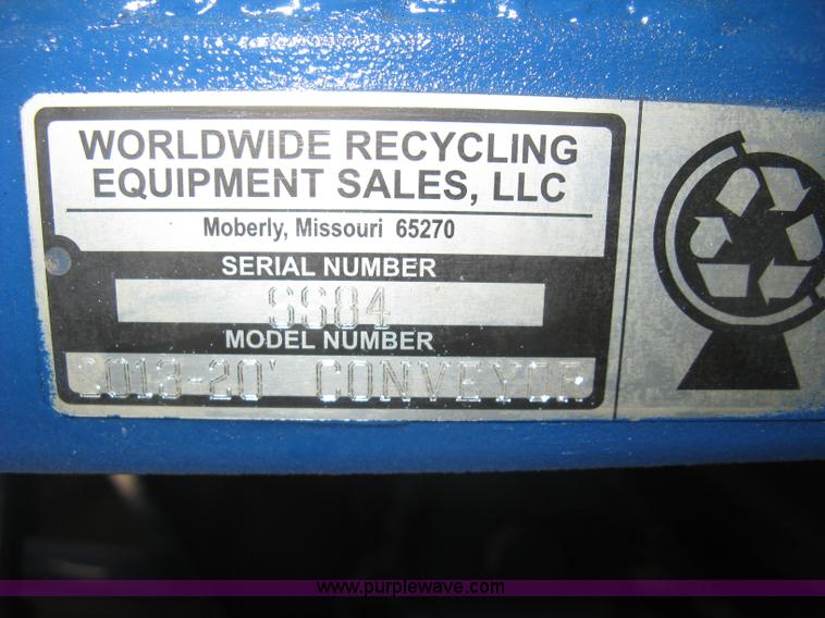 image for item L3826 Recycling sorting system