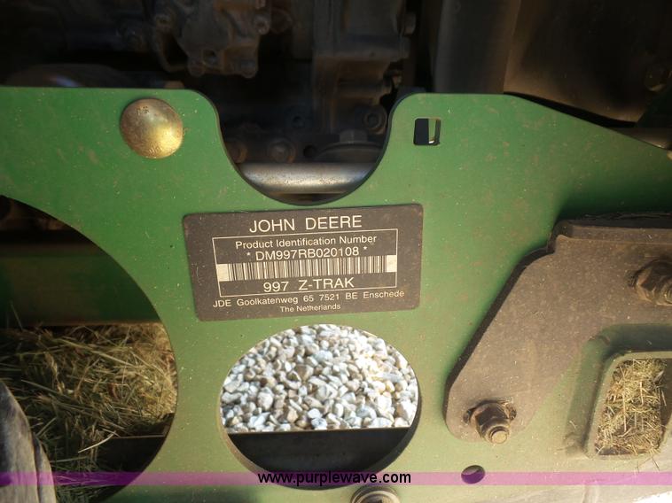 image for item L4894 John Deere 997 Z-trak lawn mower