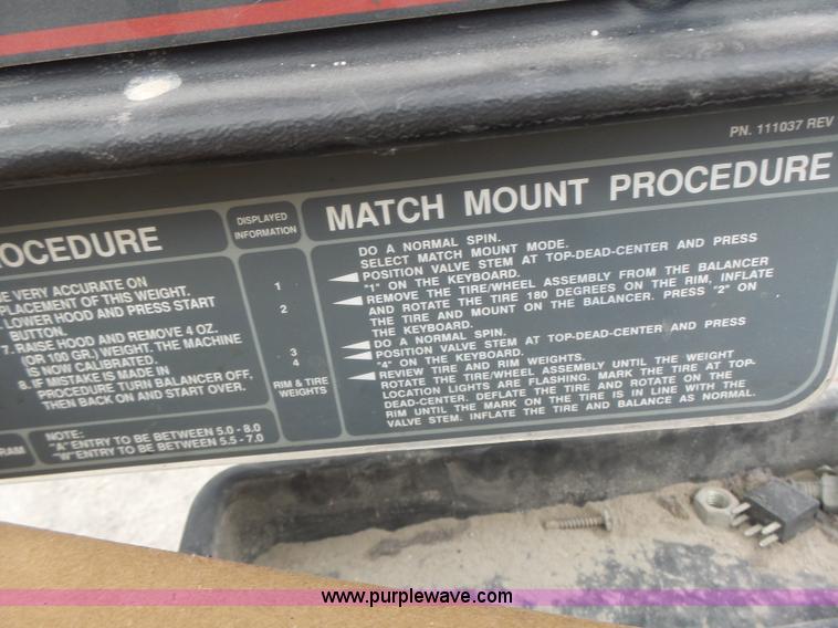 image for item L6171 Coats wheel balancer