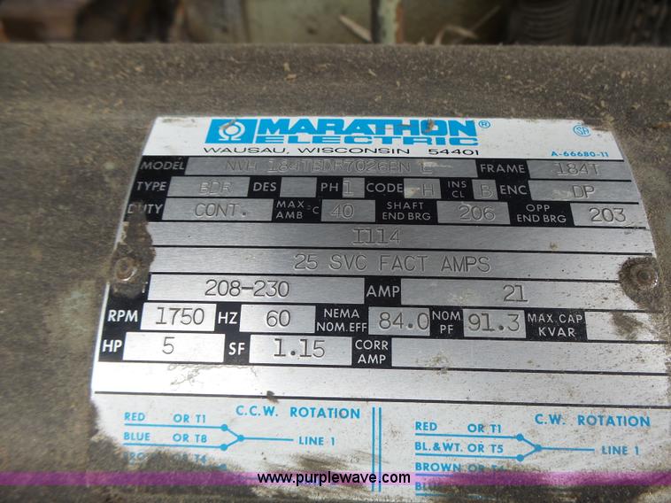 image for item L6173 1983 Kargard air compressor