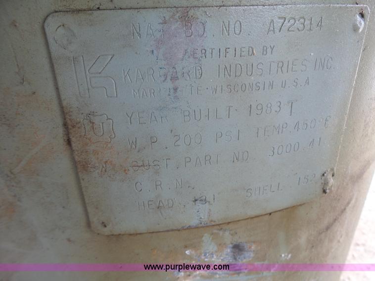 image for item L6173 1983 Kargard air compressor