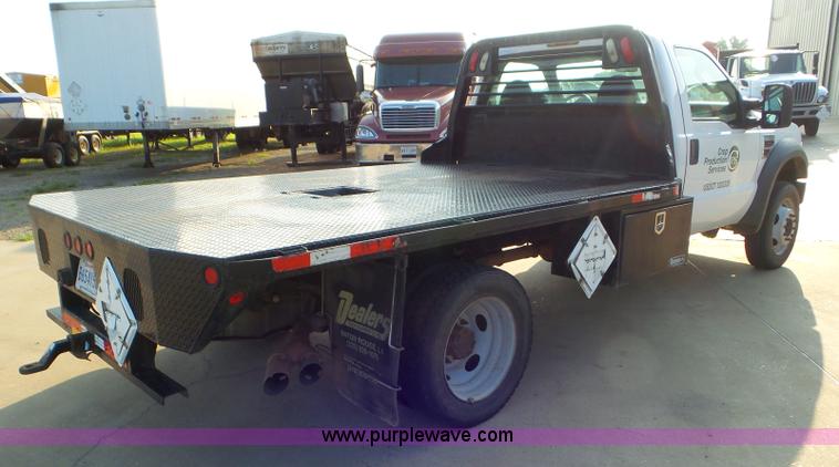 image for item L6749 2010 Ford 450 Super Duty flatbed truck