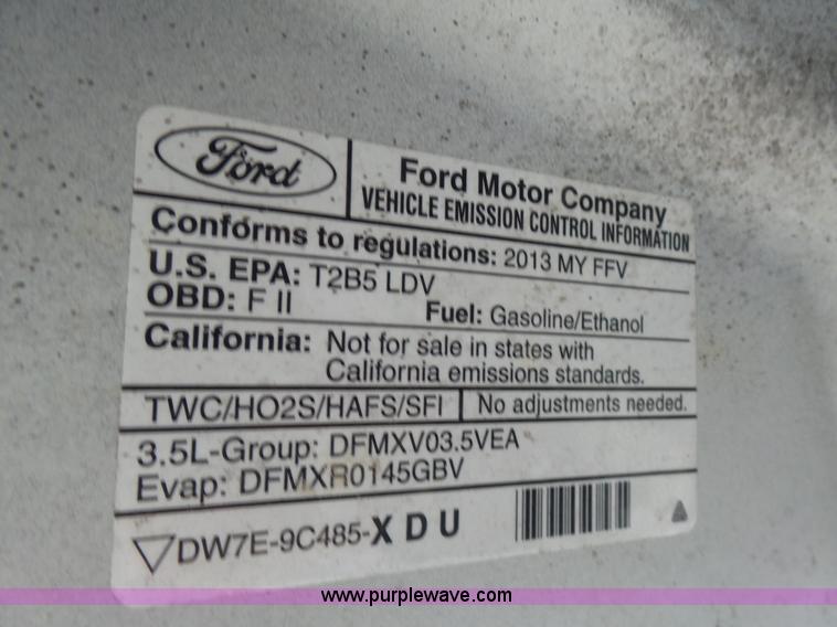 image for item L7040 2013 Ford Taurus Police