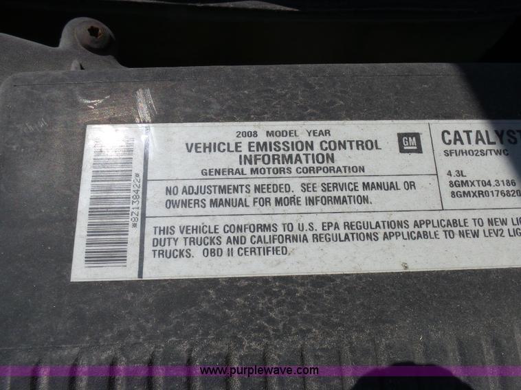 image for item L7059 2008 GMC Sierra 1500 pickup truck